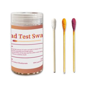 Sneltest met wattenstaafjes voor loodtest